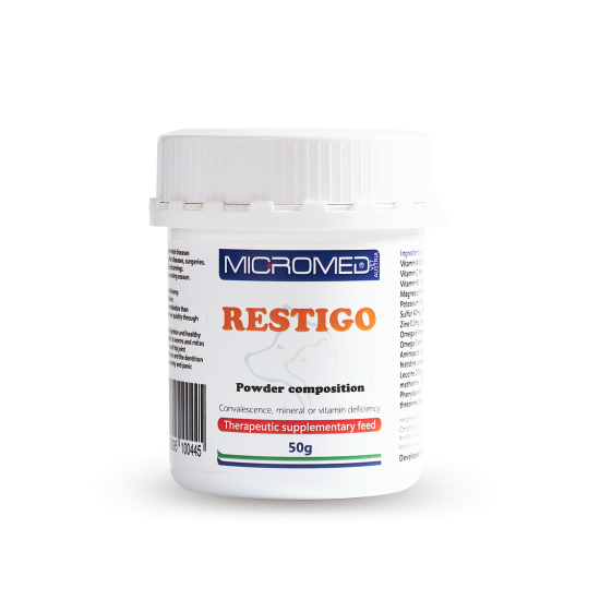 Micromed Vet 天然維生素RESTIGO 50g   